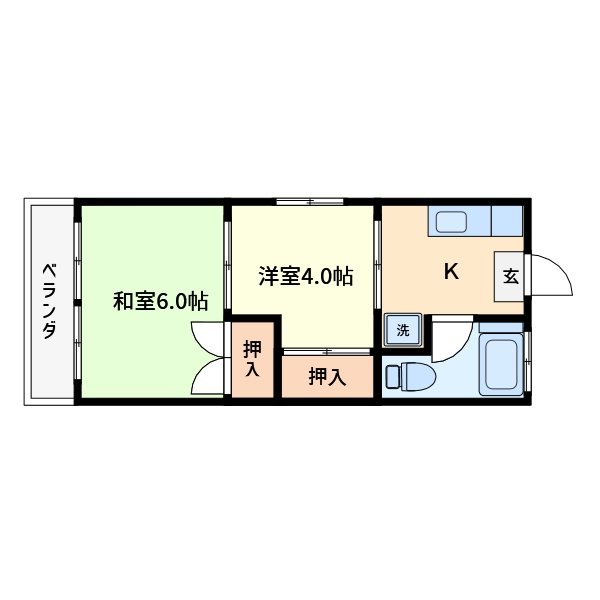 第二コーポ有美 間取り