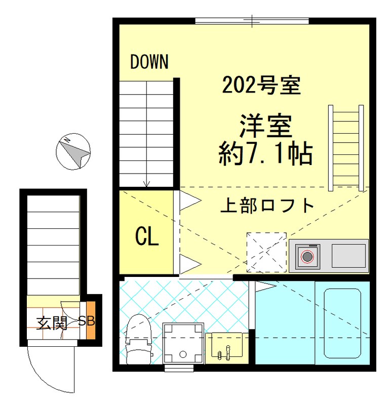 FERIO綾瀬イーストコート 間取り