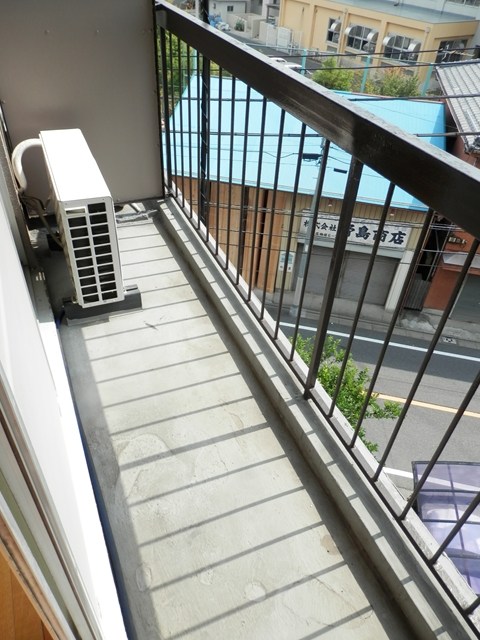 西村マンション ベランダ