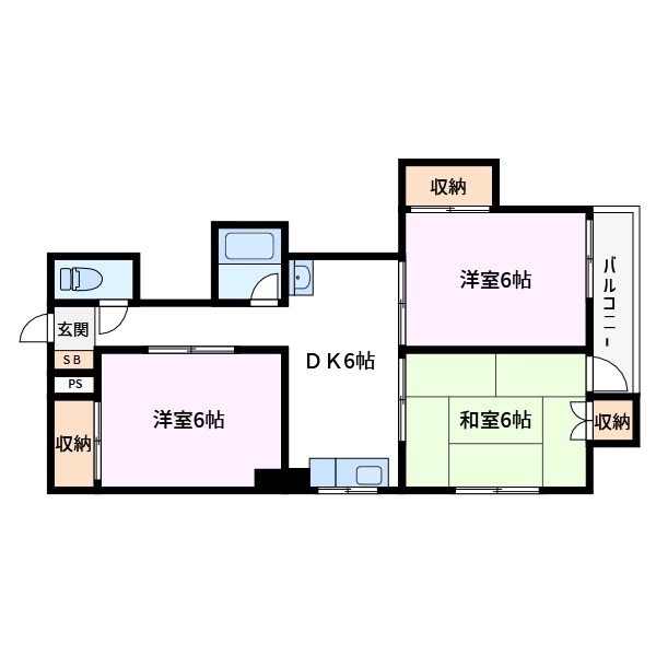 スターハイツ町屋 間取り