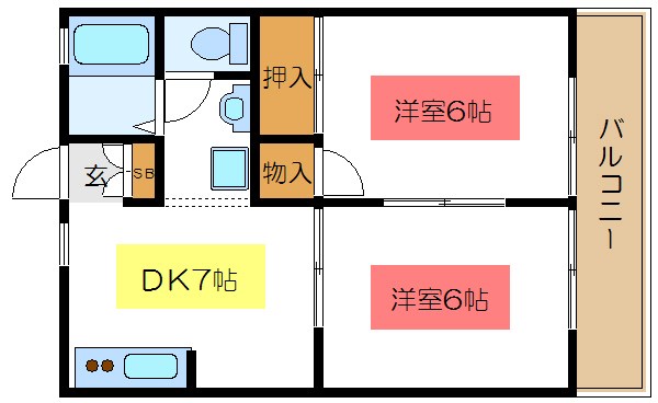 ユアハイツⅡ 間取り