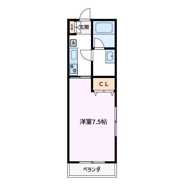 コーポコバヤシ   間取り