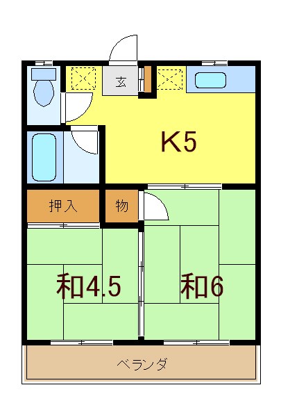 メゾンアゼィリアⅡ 間取り