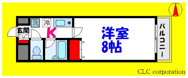 きららベガ 1104号室 間取り