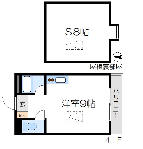 ベルメゾン亀戸 間取り図