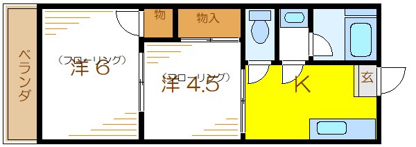 ヒカリコーポ 間取り