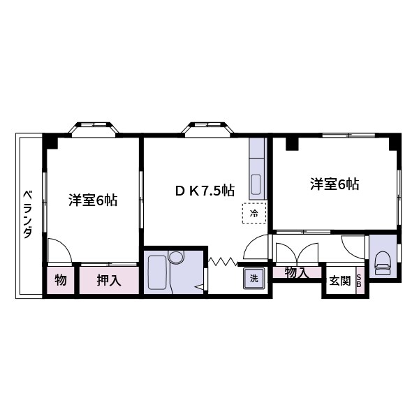 フローラルビュー 間取り図