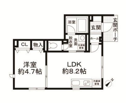 コアン　クレール  間取り図