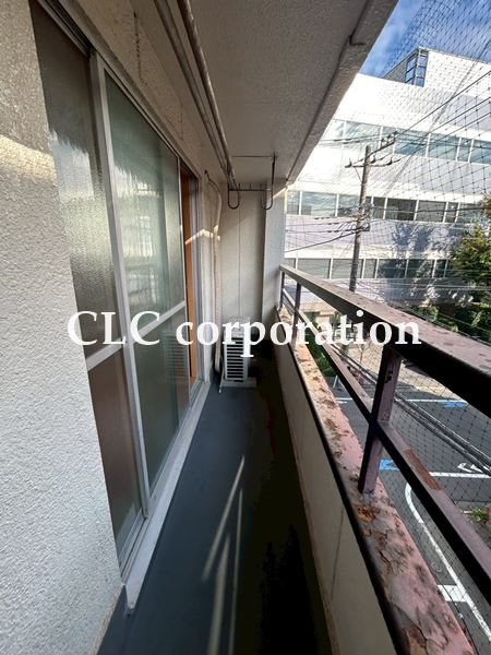 森マンション ベランダ