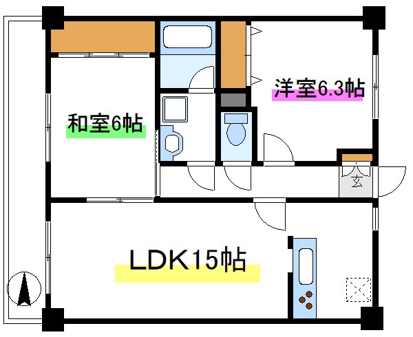 ウイングス葛西  間取り図