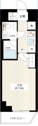 HY's crecer 清澄白河 間取り