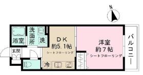 M’ｓパーク 103号室 間取り