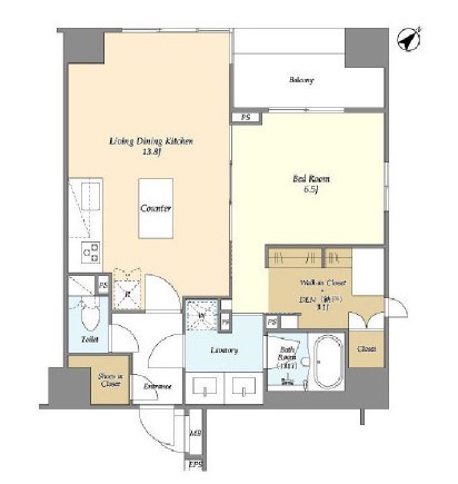 コンフォリア日本橋人形町  間取り