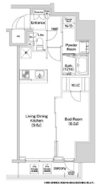 コンフォリア上野入谷  間取り図