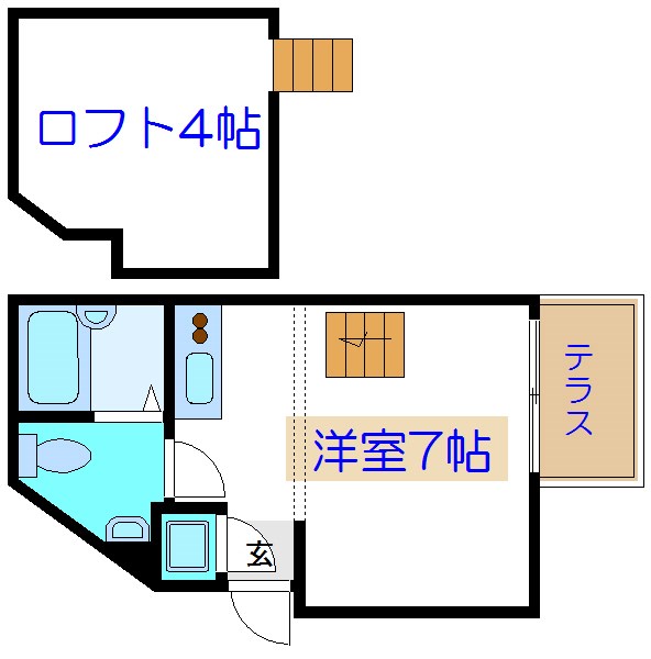 プランタン立石  間取り