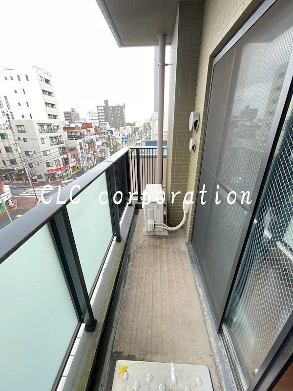 プリンセスライン住吉  ベランダ