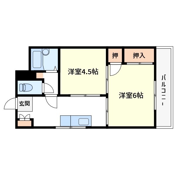 石川コーポ 間取り