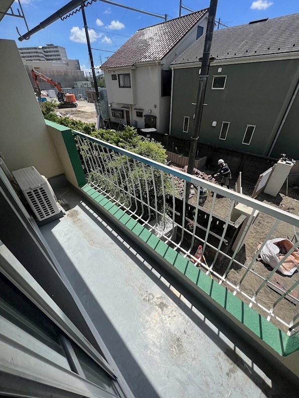 石川コーポ ベランダ