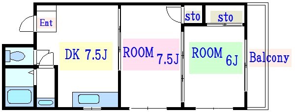 ハイツ高橋   間取り図
