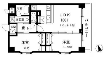 ＳＫガーデン葛西Ⅴ 間取り図