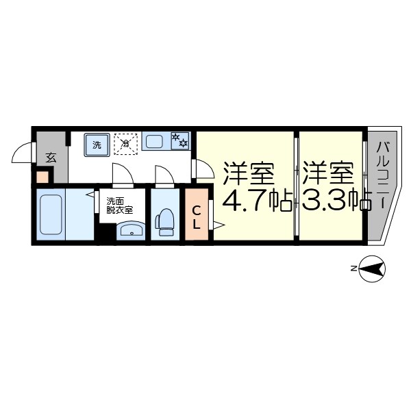 アルティザ葛西 間取り図