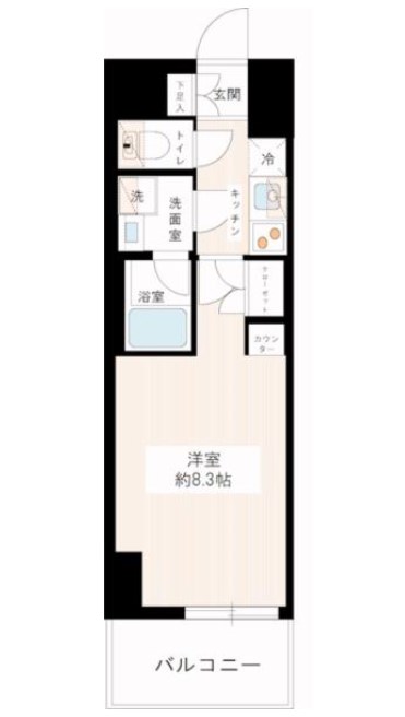 イアース西日暮里 間取り