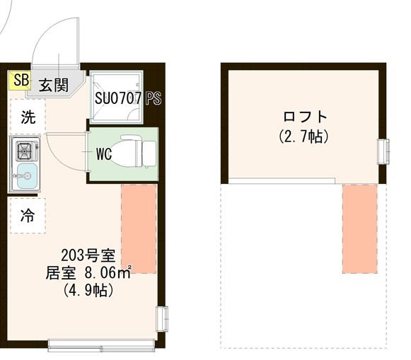 シースカイ平井 間取り