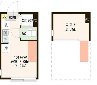 シースカイ平井 間取り