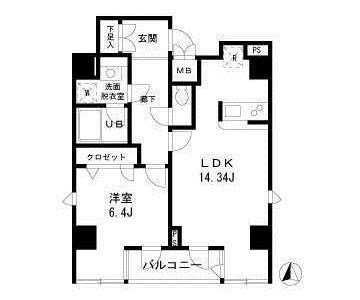 モンパレ入谷  間取り図