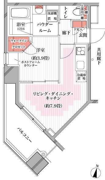 レルシール大島 間取り