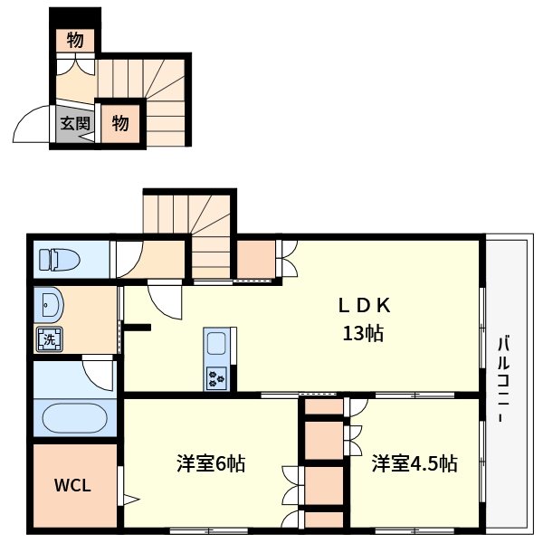 仮称　北小岩７丁目メゾン 間取り