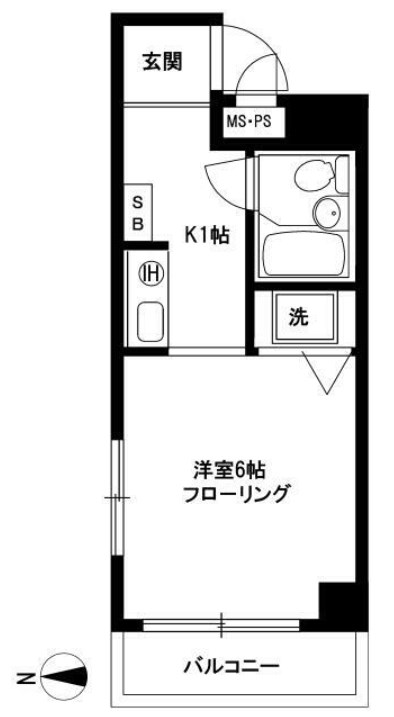 グローリア初穂大島Ⅱ  間取り