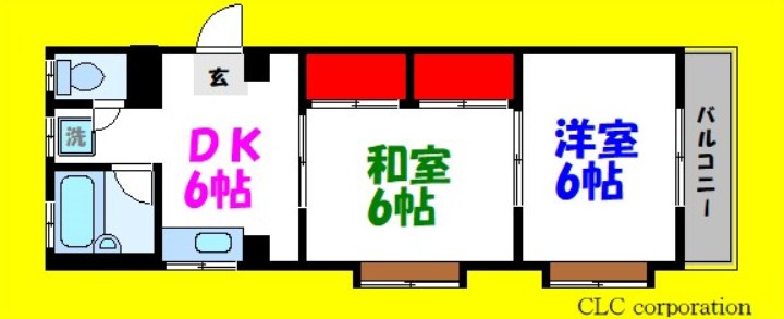 セカンドマンションイトー 間取り図