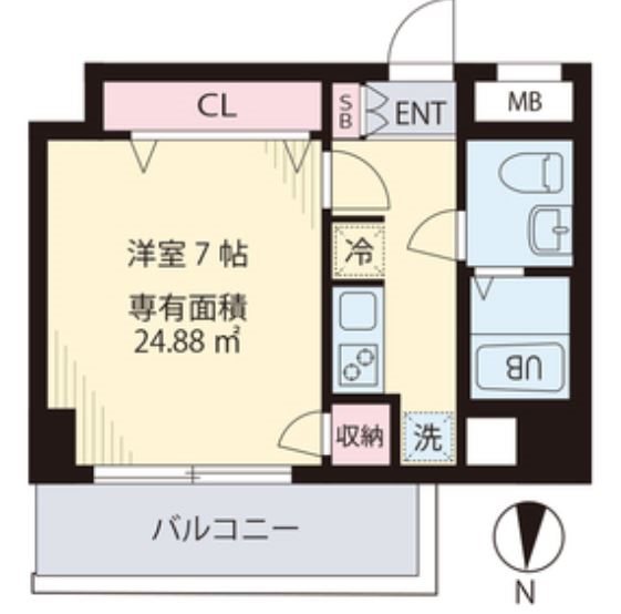 アーク清澄白河 間取り図