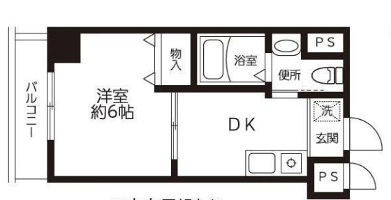 アドラブール 602号室 間取り
