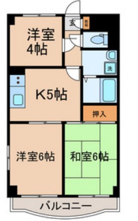 サンモール四季Ⅱ 701号室 間取り