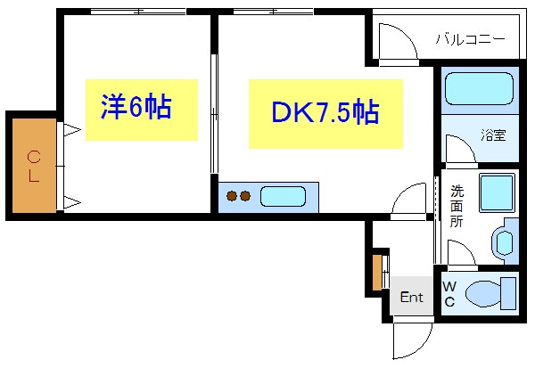 ハイツ松田 間取り