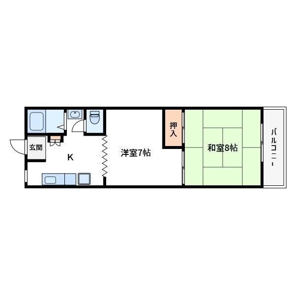 メゾン東小岩Ⅰ 間取り
