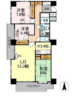 アコール北千住   間取り