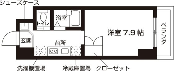 ローズウッド・ハイツ門前仲町 間取り