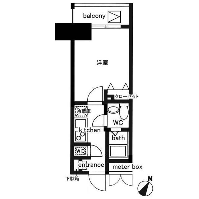 レジディア日本橋人形町Ⅱ 間取り