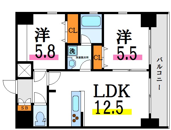 エレンシアK小岩 間取り