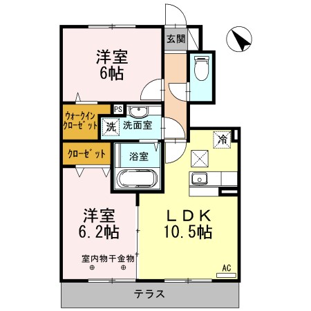 プレシャス・ハートランド西小松川Ⅱ　Ｂ棟 間取り