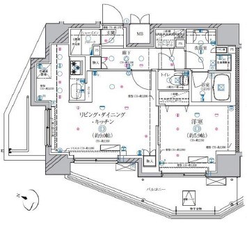 ディアレイシャス北千住   間取り