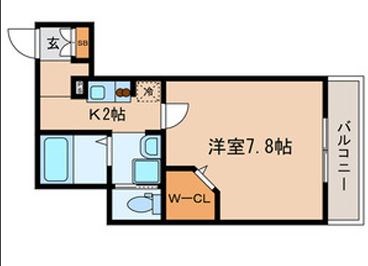 クレストハイム  間取り