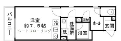 ＬＡＵＲＥＬ三ノ輪  間取り