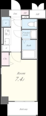 Ａｐａｒｔｍｅｎｔ桜 間取り図