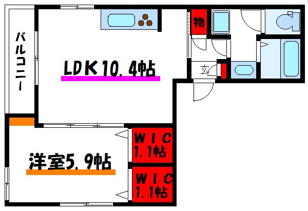 Kanaie 間取り