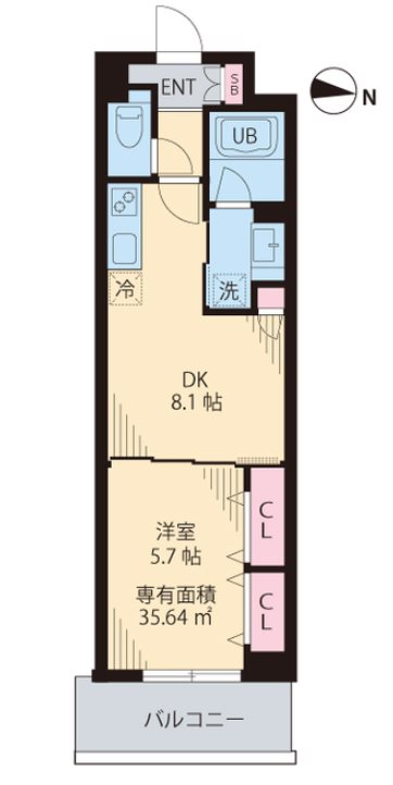 Yun Park Kiba  間取り