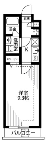 プレール・ドゥーク住吉Ⅲ  間取り